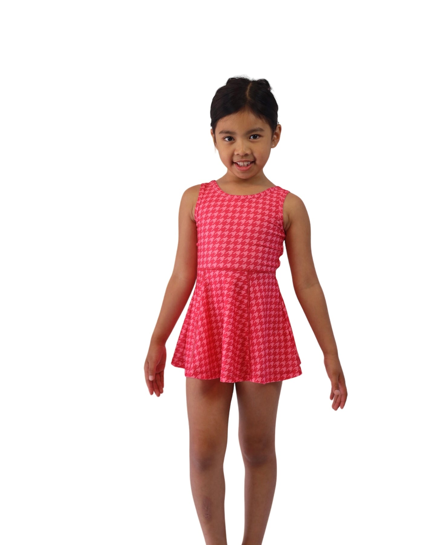 Active play-dress with biker shorts